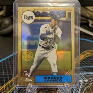 2022 Topps Chrome Wander Franco 1987 Topps 35th Anniversary RC ROOKIE #87BC-13